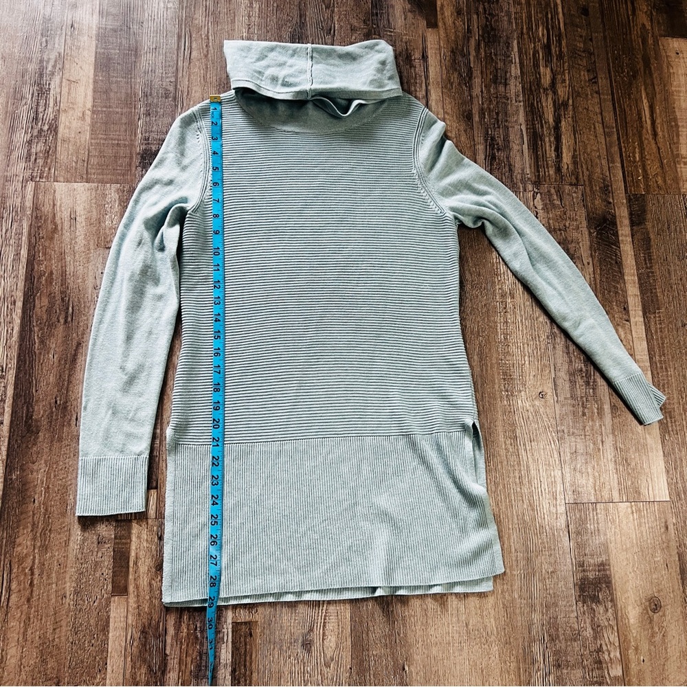 Adrienne Vittadini Turquoise Knit Cowl Neck Sweater Size S NWOT - Picture 9 of 10